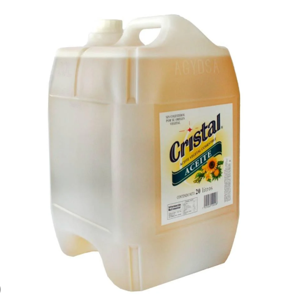 Bidon Aceite Vegetal Cristal