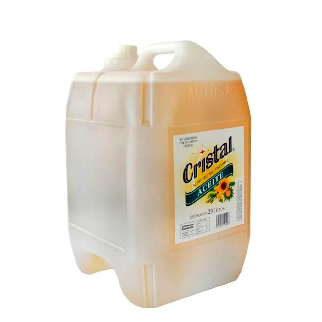 Aceite Vegetal Cristal Bidon 20 Lt