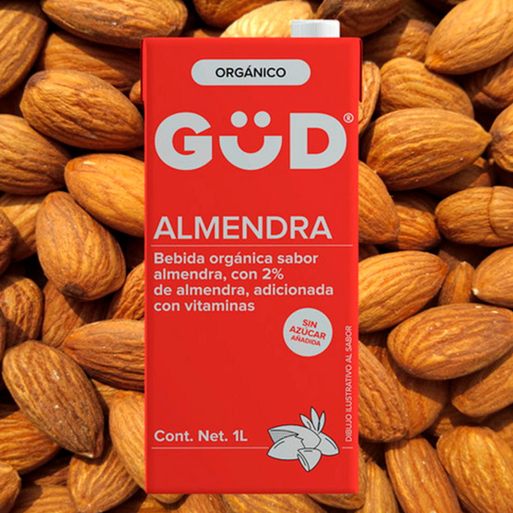 Leche Almendra Organica GUD 1 lt C/12 Pz