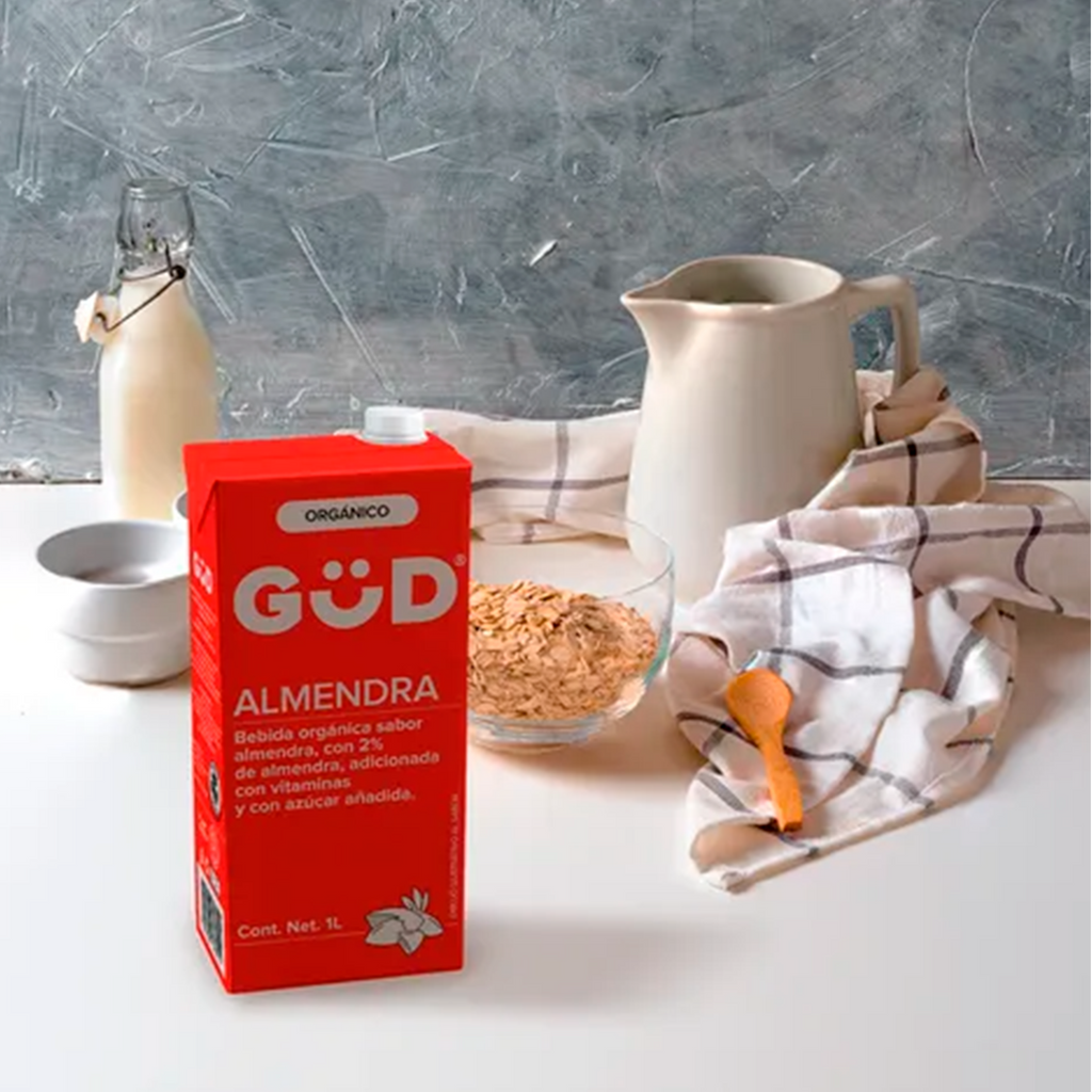 Leche Almendra Organica GUD 1 lt C/12 Pz