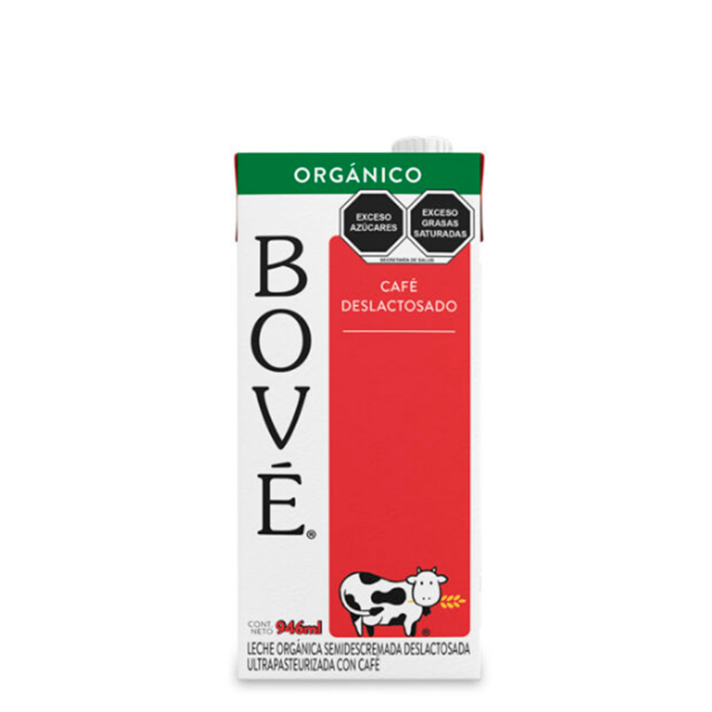 Leche Cade Deslactosado Organico Bove 1 lt C/12 pz
