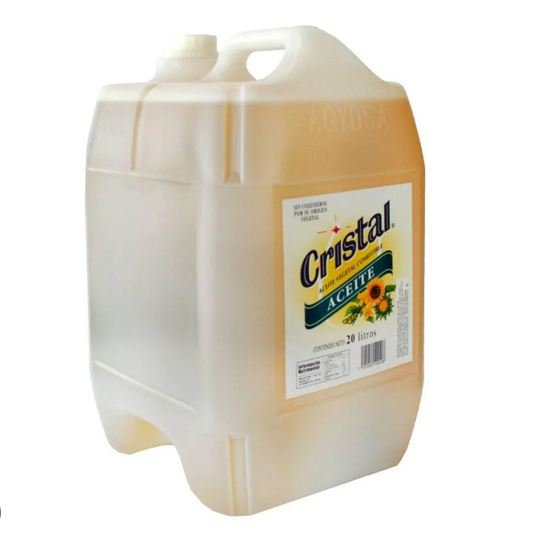 Bidon Aceite Vegetal Cristal