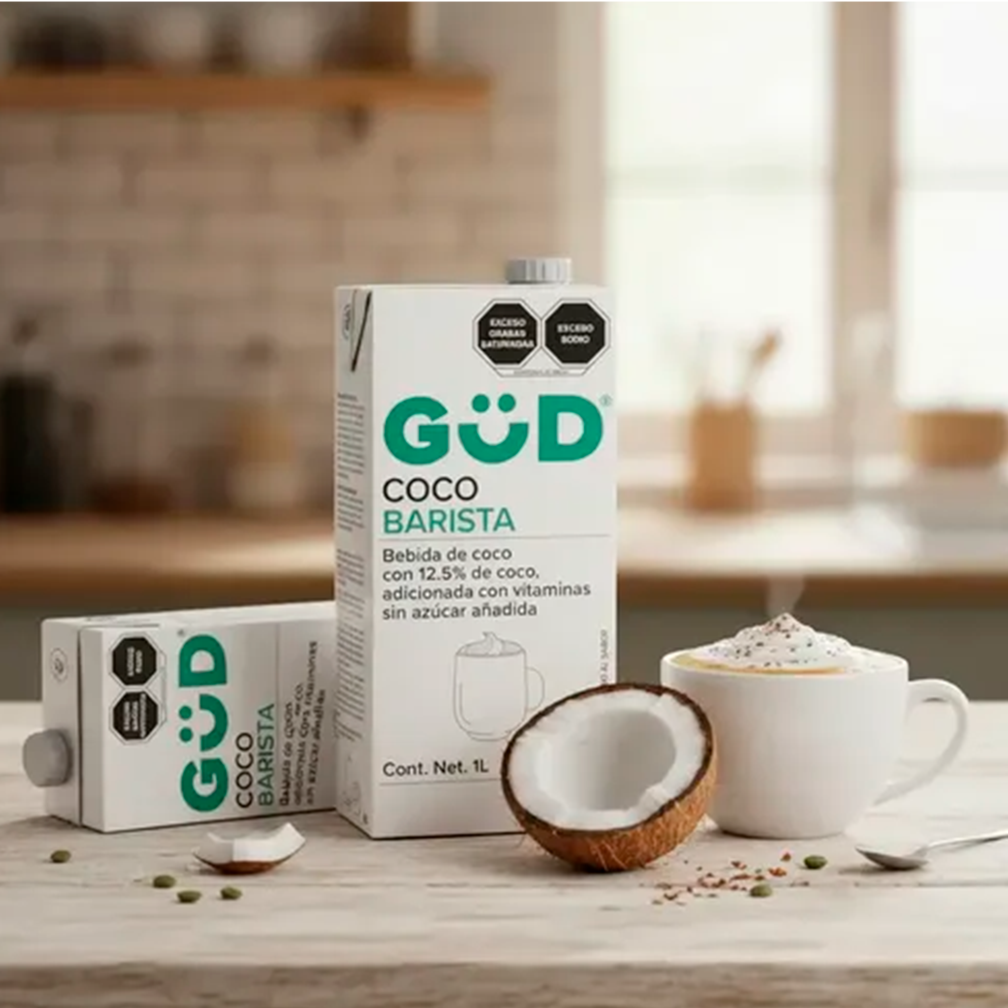 Leche Coco Barista GUD 1 lt C/12 pz