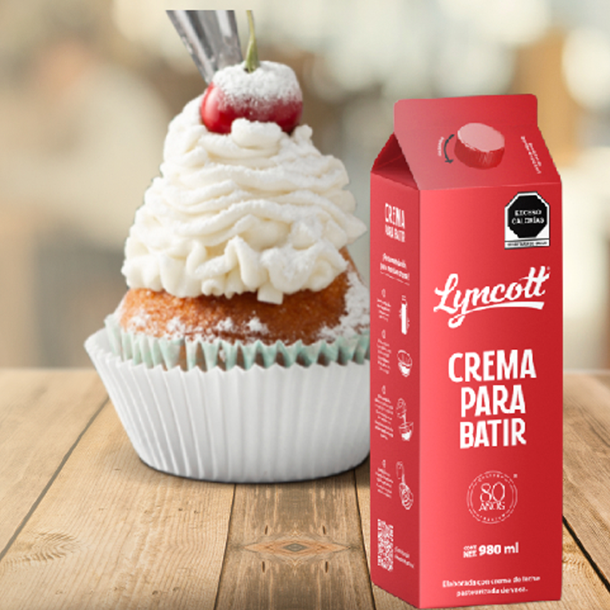 Crema para Batir Lyncott 960 ml