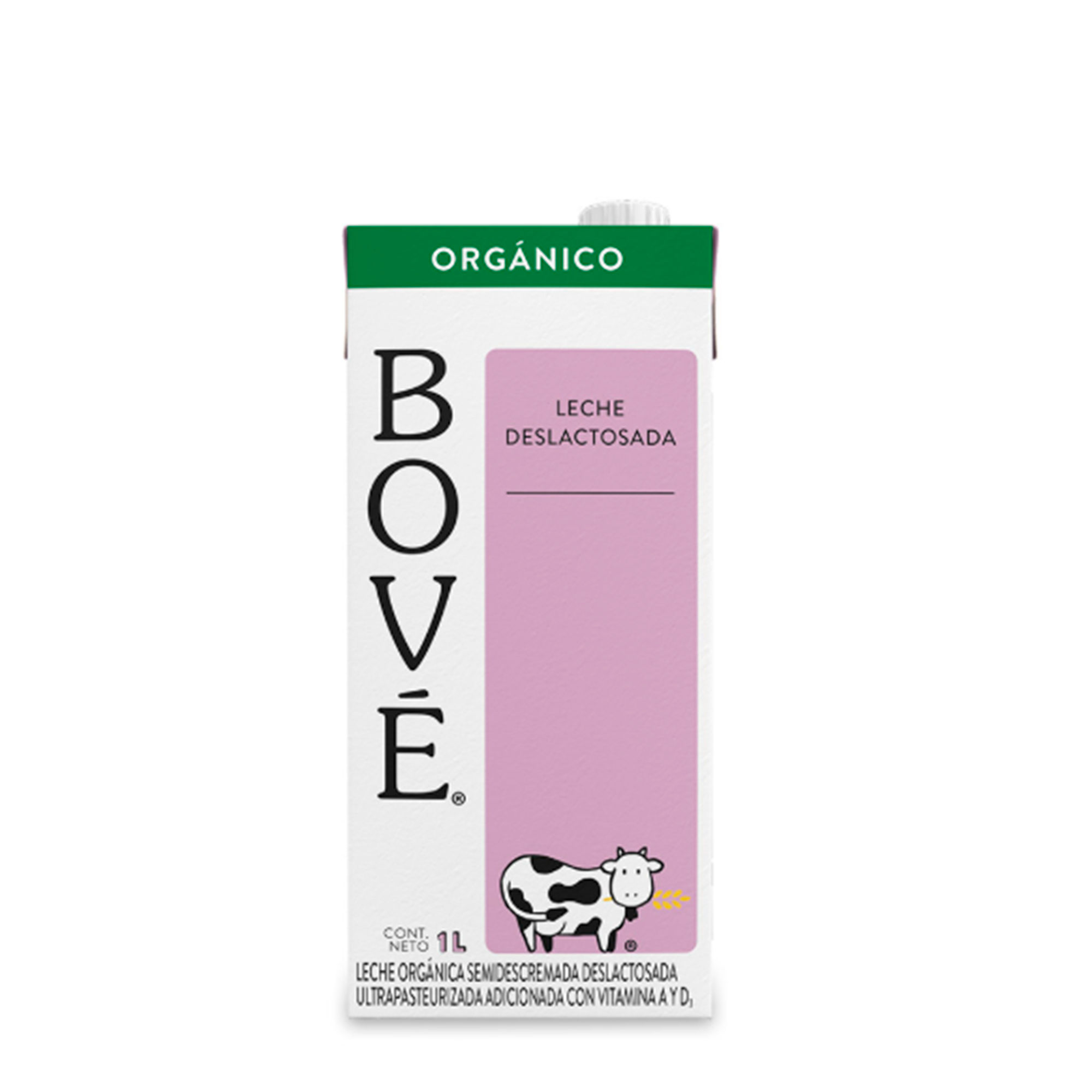 Leche Deslactosada Organica 1 lt C/12 Pz