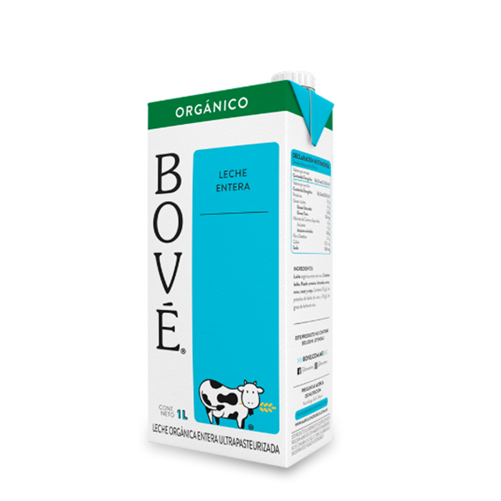 Leche Entera Organica 1 lt C/12 Pz