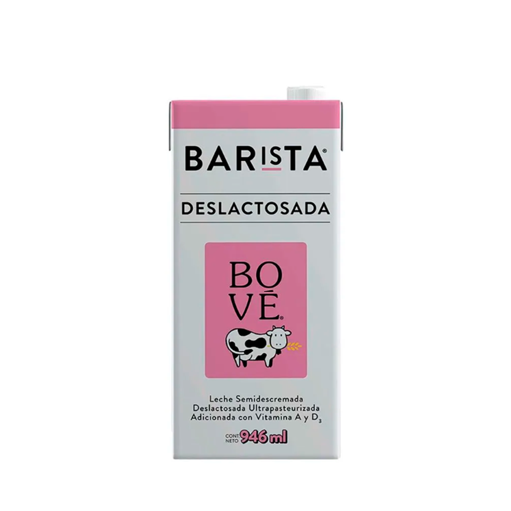 Leche Deslactosada Barista Bove 946 ml C/12 Lt