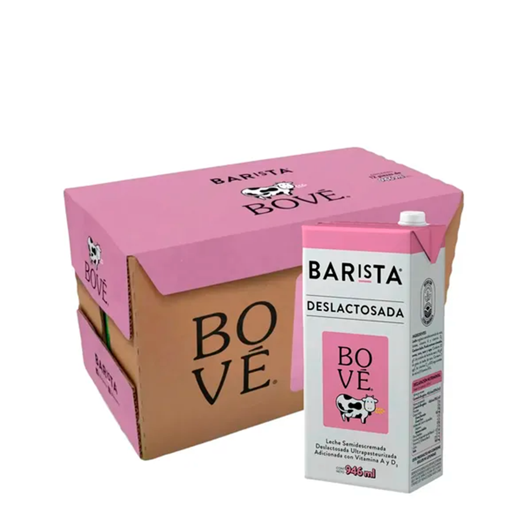 Leche Deslactosada Barista Bove 946 ml C/12 Lt