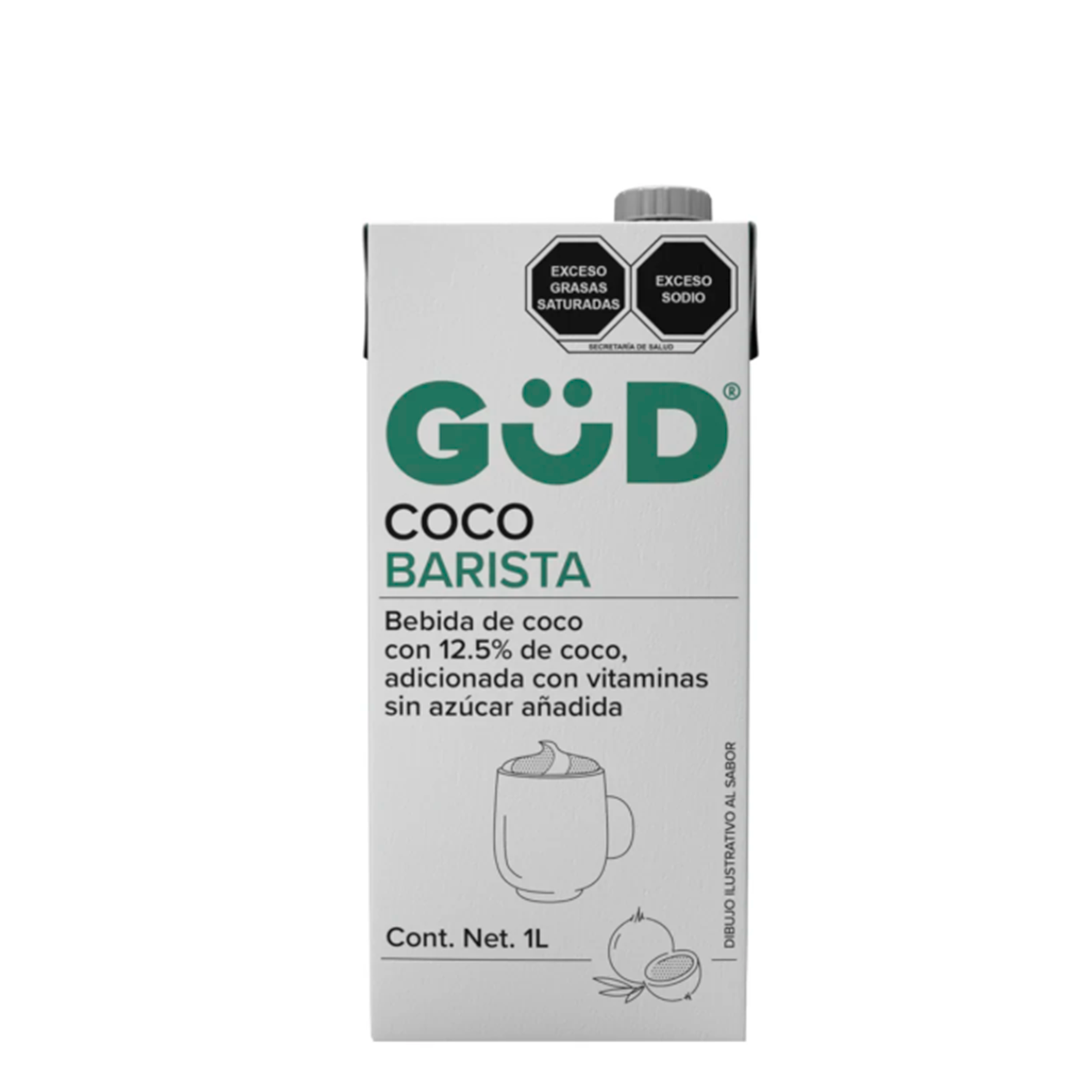 Leche Coco Barista GUD 1 lt C/12 pz