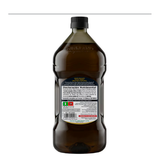 Aceite de Oliva Extra Virgen Organico Kirkland 2 Lt