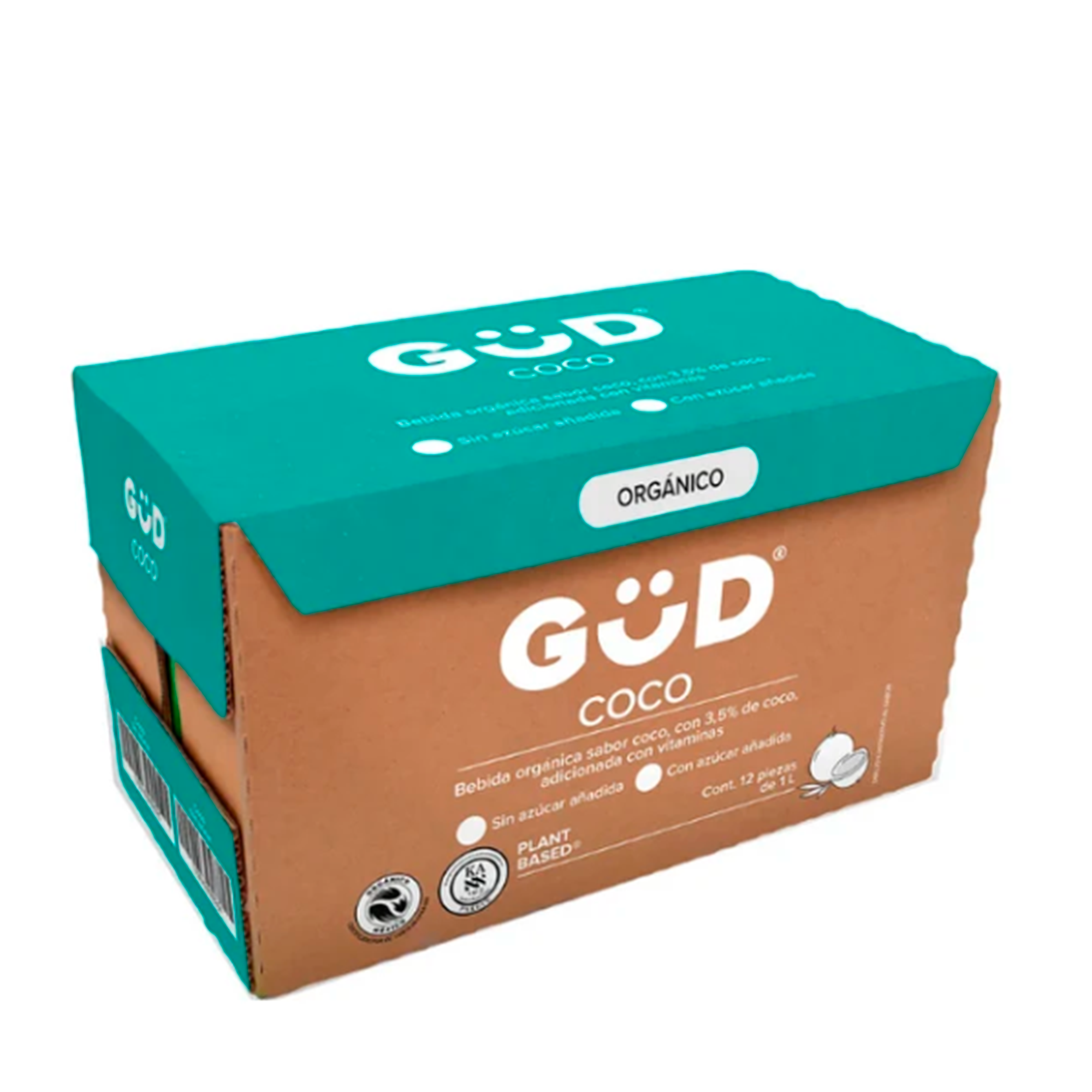 Leche Coco Organica GUD 1 lt C/12 Pz