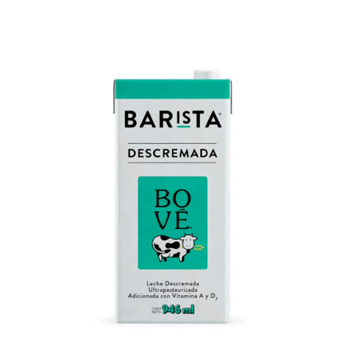 Leche Descremada Bove 946 ml C/12 Lt