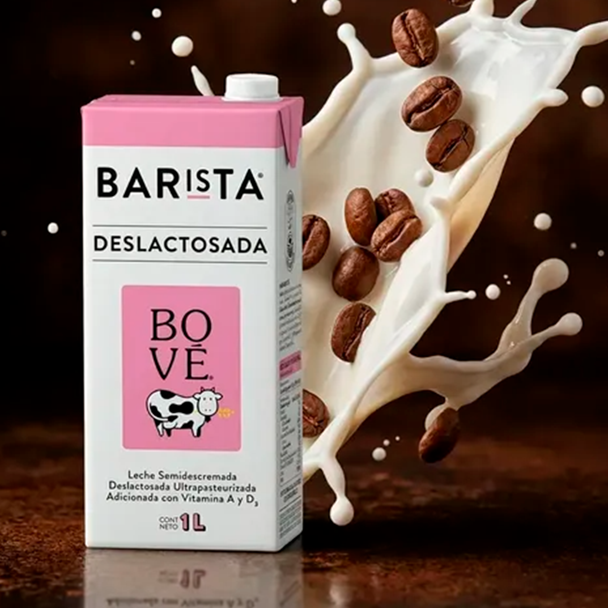 Leche Deslactosada Barista Bove 946 ml C/12 Lt
