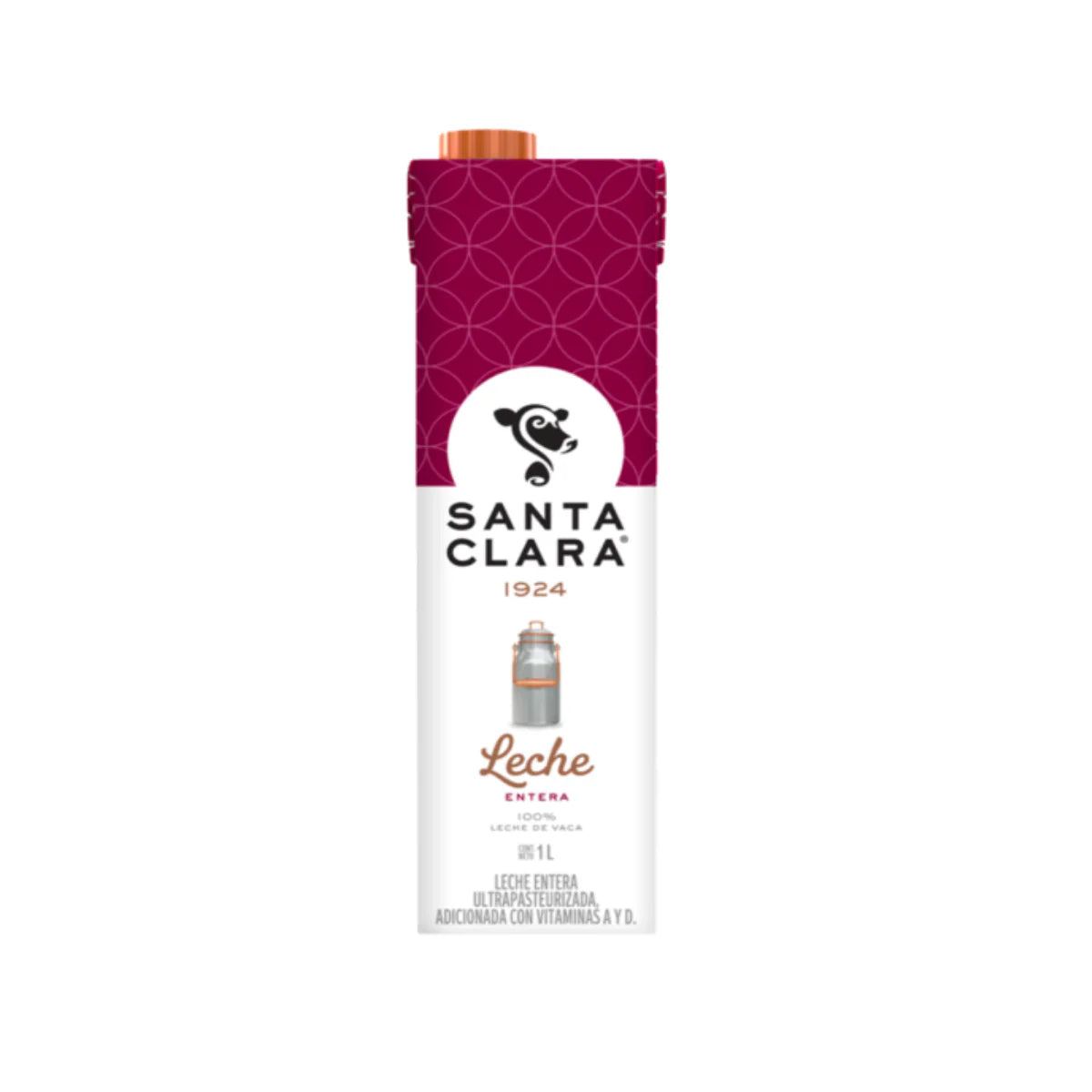 Leche entera santa clata 1 lt